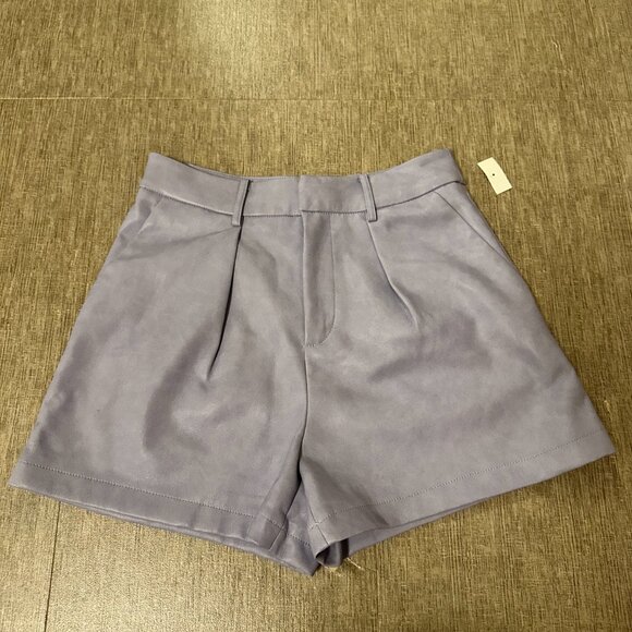 7 for all Mankind Blazer and Shorts Faux Leather Set - Picture 5 of 7